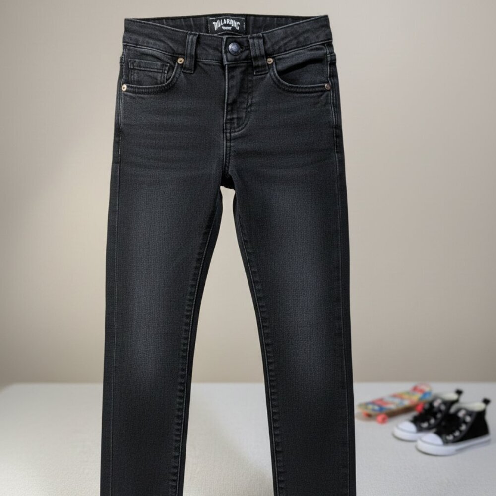 ⭐Billabong Toddler Black Gray Premium Jeans Outsider Slim Size 3T⭐